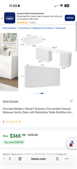 Bedroom dresser