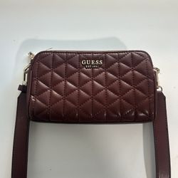 Guess Kori Status Crossbody Burgundy