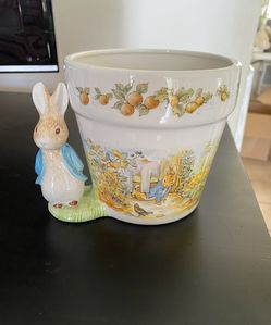 Vintage 1997 Peter Rabbit Planter 
