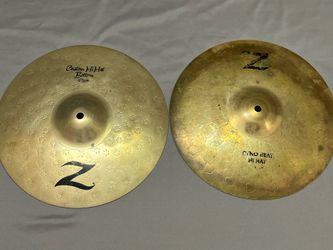 Zildjian 13” Z Custom/ Dyno Beat HiHats