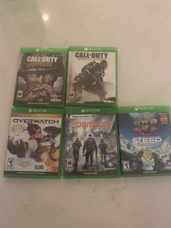 XBOX GAMES NEGOTIABLE