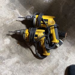 Dewalt Corded Drills. 