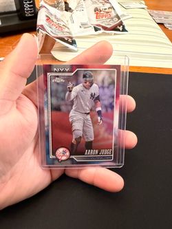2026 Topps Chrome - Aaron Judge #100 Red White Blue Refractor