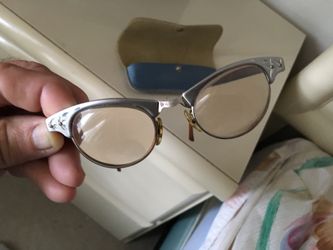 Antique beautifully etched aluminum frames (rare)