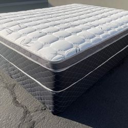 King Bamboo Orthopedic Pillow Top Mattress And Boxspring!