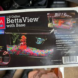 1/2 Gallon Beta View Fish Tank
