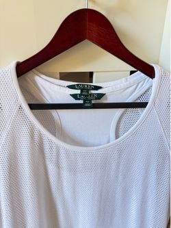 RALPH LAUREN 2 layers mesh shirt size PM