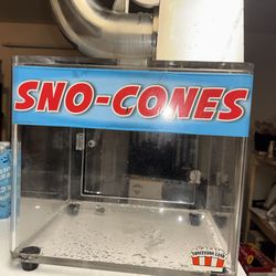 Comercial snow cone machine