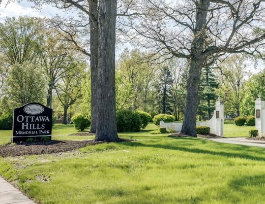 2 Cemetery Plots at Ottawa Hills Memorial Park $1400 Each