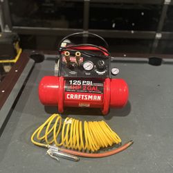 Craftsman 125 psi air compressor 1hp 2 gal