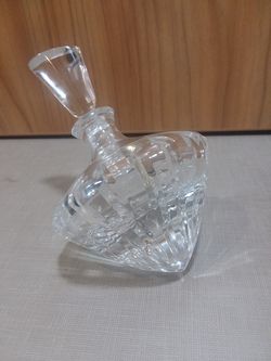 Astral Crystal Spinning Top Decanter