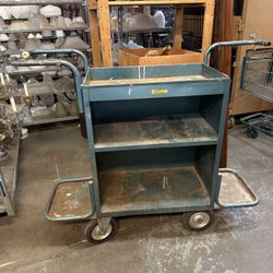 3-Shelf Industrial Utility Cart