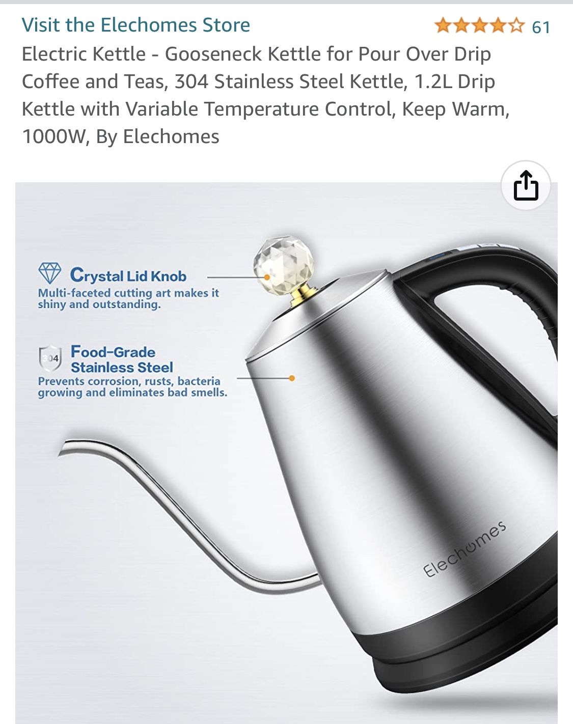 New Open Box Electric Kettle for Sale in San Diego, CA - OfferUp