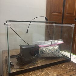 10gallon Fish Tank Full Set Up