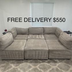 FREE DELIVERY - Thomasville 6pc Modular sofa set
