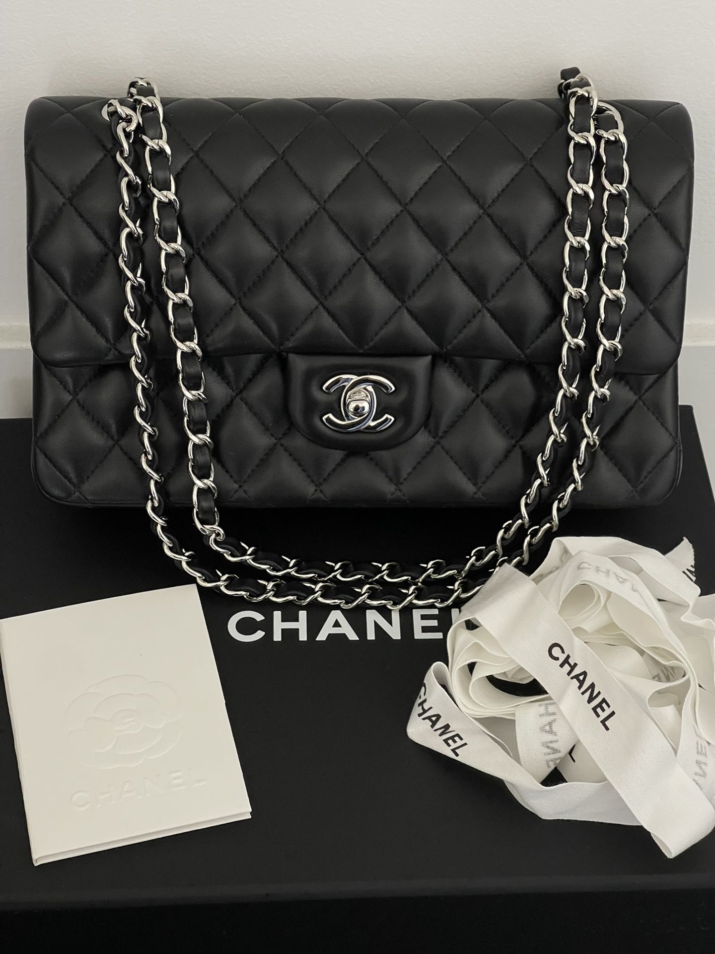 Authentic Chanel Valentine Charm Lambskin Shoulder Bag 10” for Sale in  Hollywood, FL - OfferUp