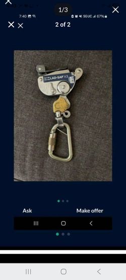 DBI-SALA Lad-Saf X3 Cable Sleeve with Carabiner