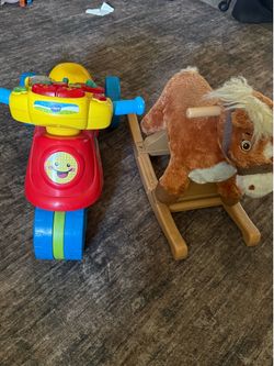 V tech  motorcycle/ pony