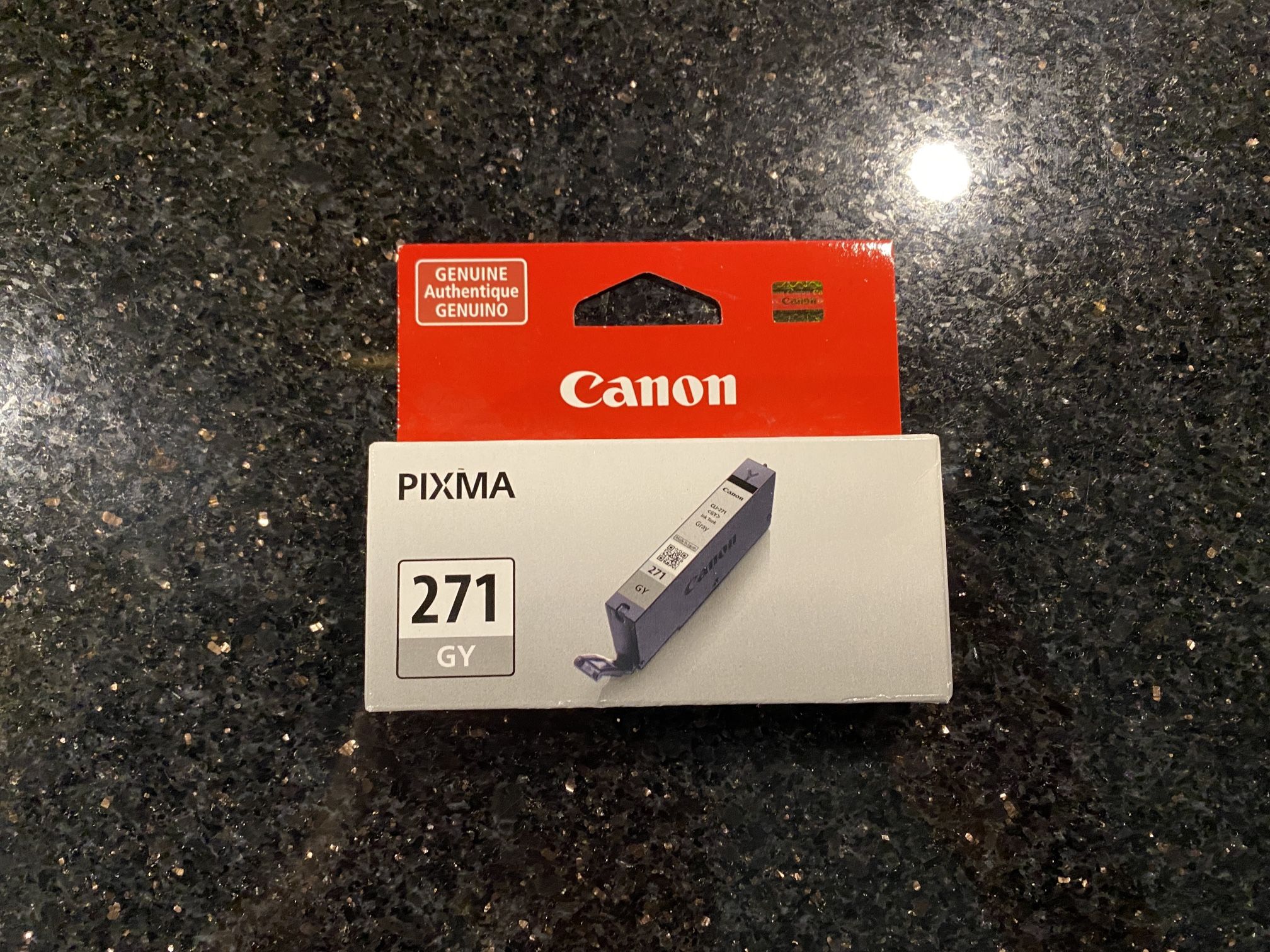 Canon CLI-271 Grey Ink Tank Genuine for PIXMA Printers (see compatibility below)