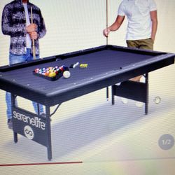Serene life 6 Ft. Folding Pool Table