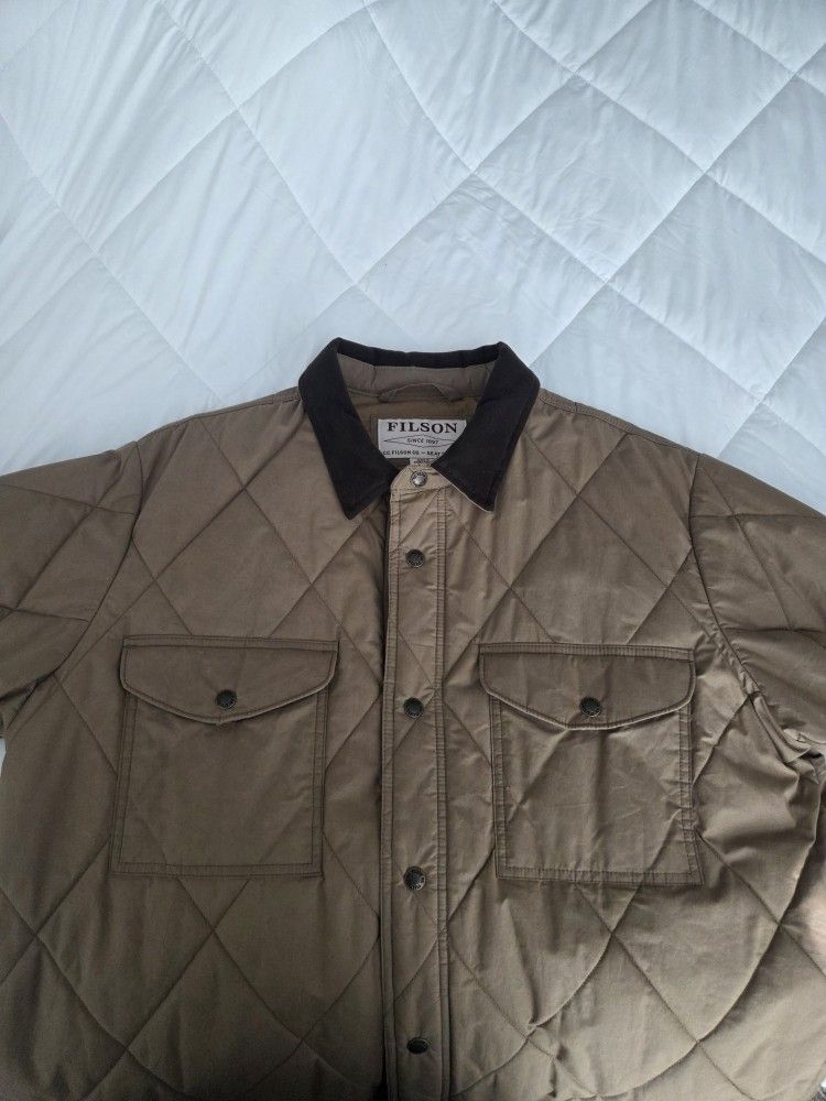 Filson Cover Cloth Quilted Jac-Shirt