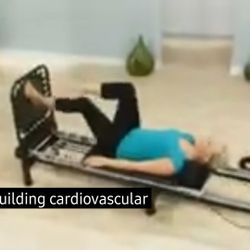 Aero Pilates Black With Rebounder And Foot Bar R Included 