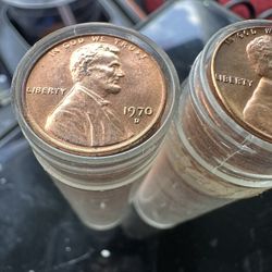 50 Uncirculated 1968 Pennies & 50 1970’s Super Clean Mint Condition Pennies 