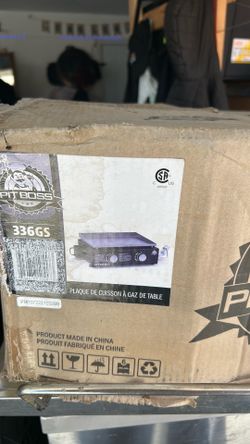 Brand new tabletop gas griddle