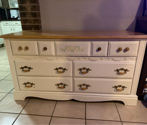 White dresser