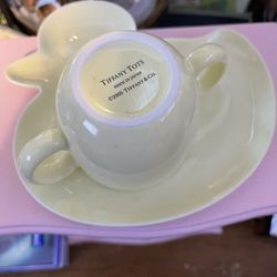 Tiffany Baby Cup And Saucer