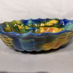 Unmarked vintage studio art pottery bowl