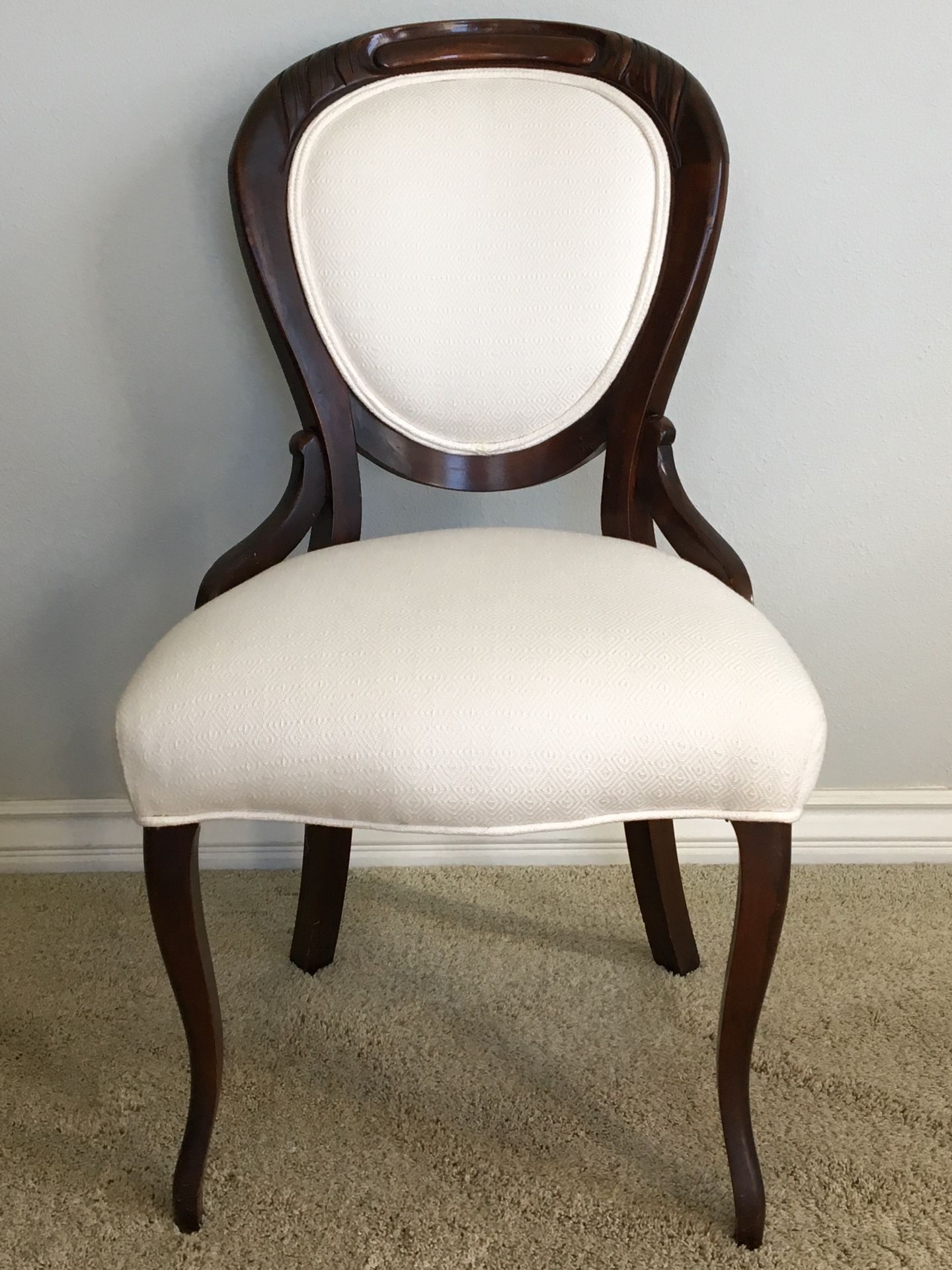 Vintage and refurbished Victorian style chair