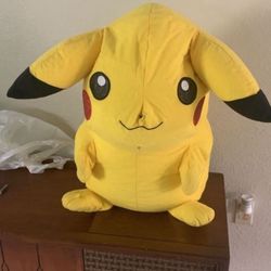 Pokemon Stuffed Size Approx 32” Tall ! 