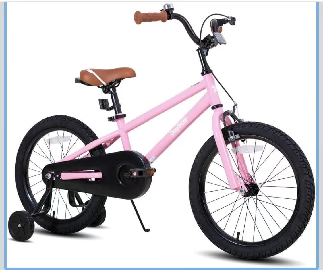 ✌️ JOYSTAR Kids Bike for Ages 2-12 Years Old Boys Girls, 18Inch BMX Style Kid's Bikes with Training Wheels, Children Bicycle for Kids and Toddler