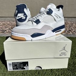 Nike Air Jordan 4 Retro SB Navy NEW/RECEIPT SIZE: 11 $370 FIRM FIRM ONLY!! NO TRADES!
