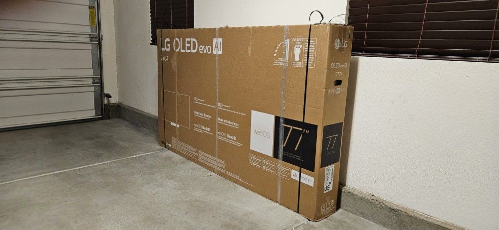 77 Inch OLED LG C4 Smart TV 4K UHD with 144 Hz refresh rate  New in the box.