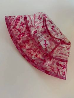 Chrome Hearts Pink Plastic Bucket Hat 100% Authentic
