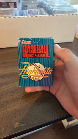 1986 Donruss Baseball Puzzle And Cards Sealed Damaged Box