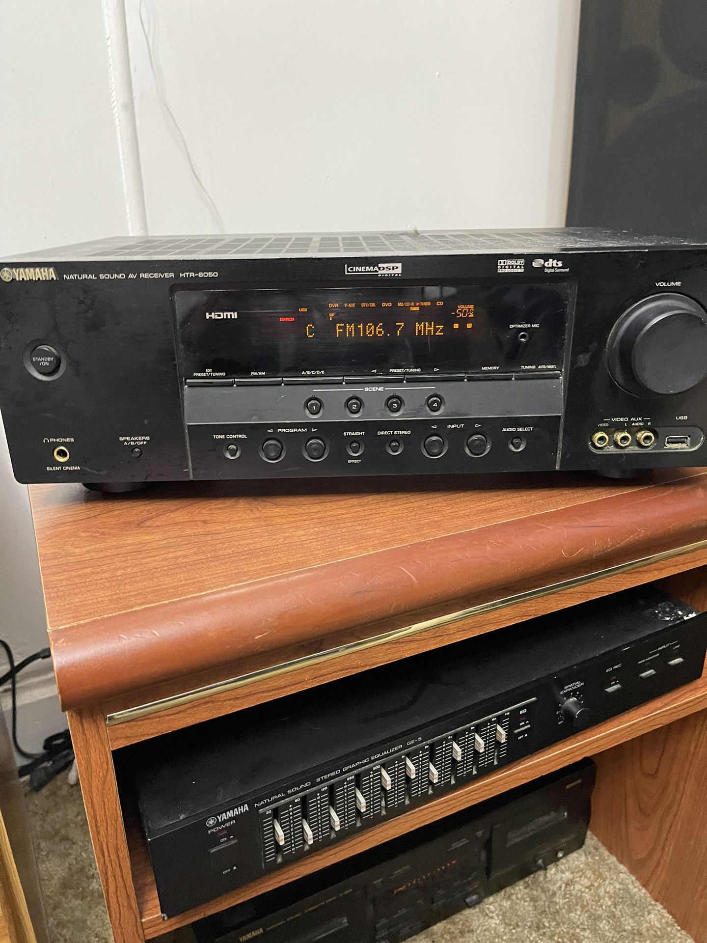 Yamaha HTR 6050 Home Theater Receiver 