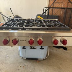Wolf 36” Gas Cooktop