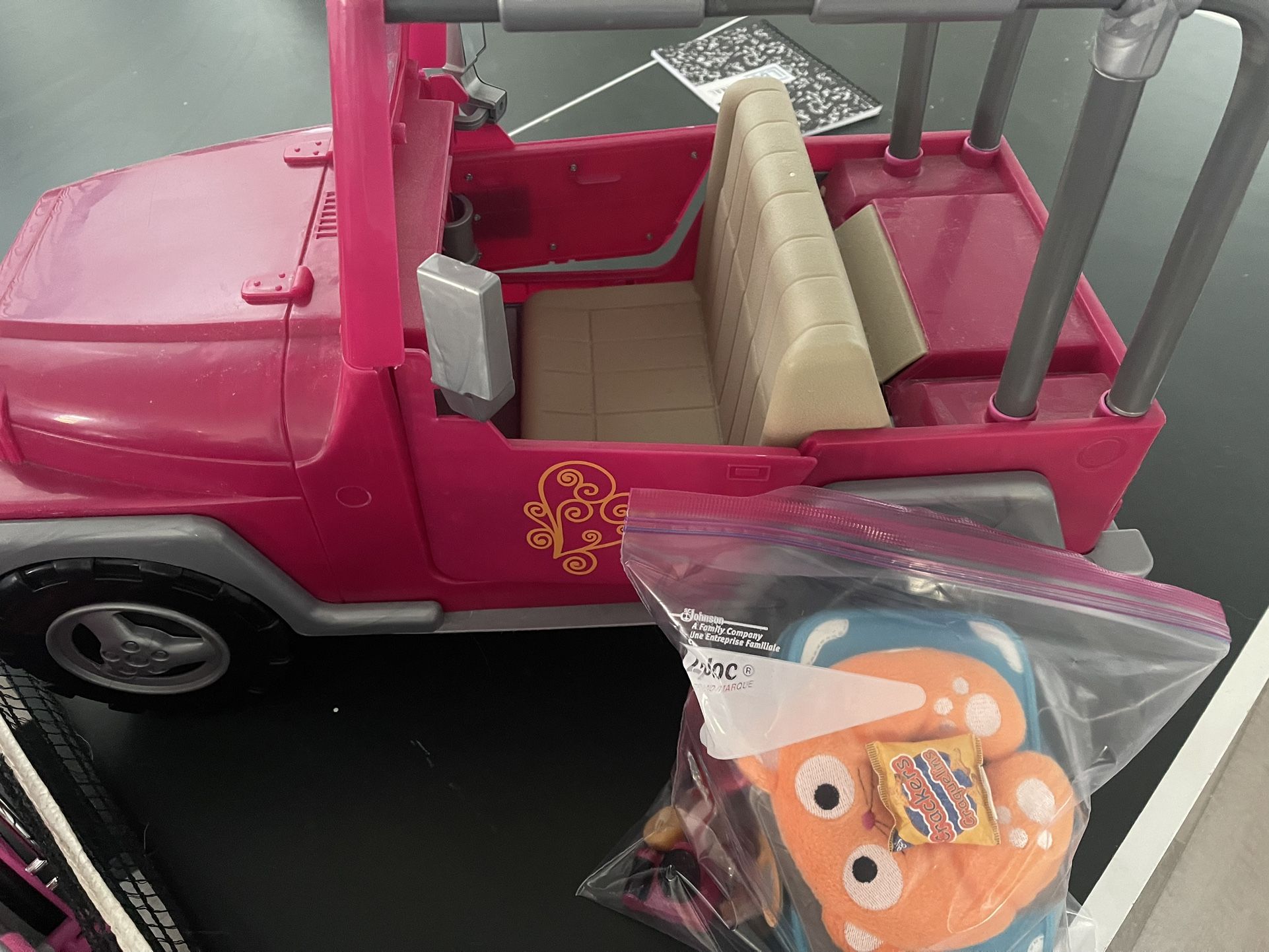 Jeep And Travel Set For American Girl Dolls