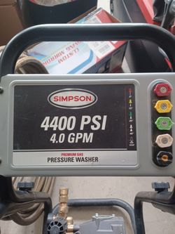 Simpson Powershot 4400 Pressure Washer