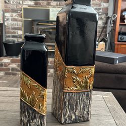 Two tall Vases