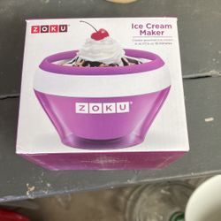 Williams Sonoma Zoku Ice Cream Maker