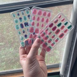 Kids, Press On Nails, Three Packs