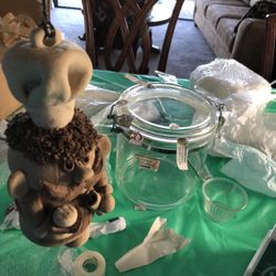 Hanging Handmade Clay-resined Male Cooker