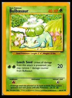 #136 BULBASAUR 44/102