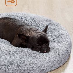 small animal soft gray bed