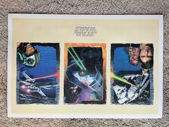 Star Wars movie lithograph (authentic)