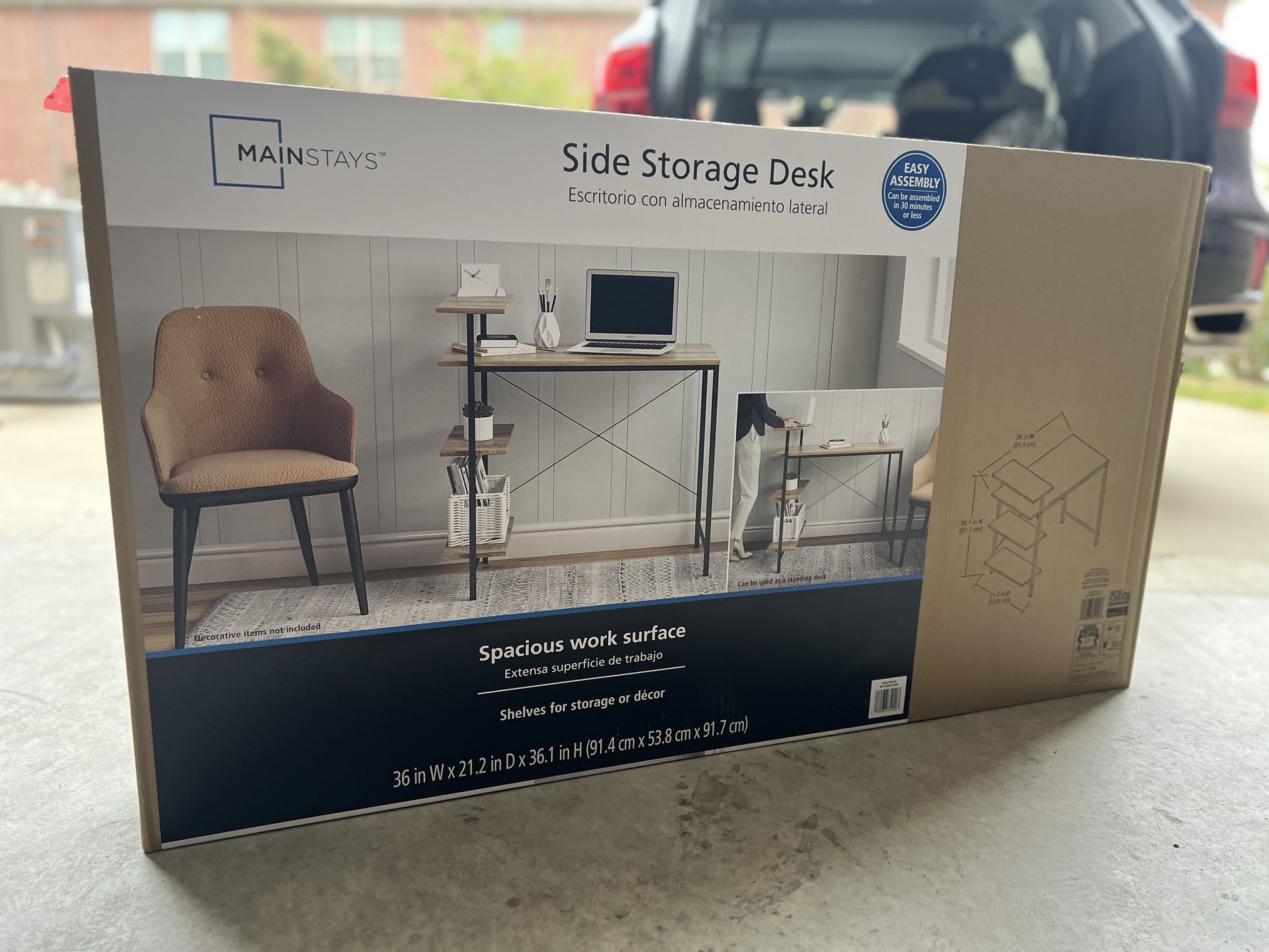 Side Storage desk - New/Boxed /Unopened 